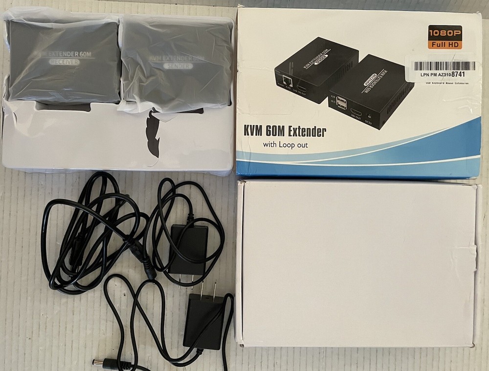 KVM 60M Extender With Loop Out