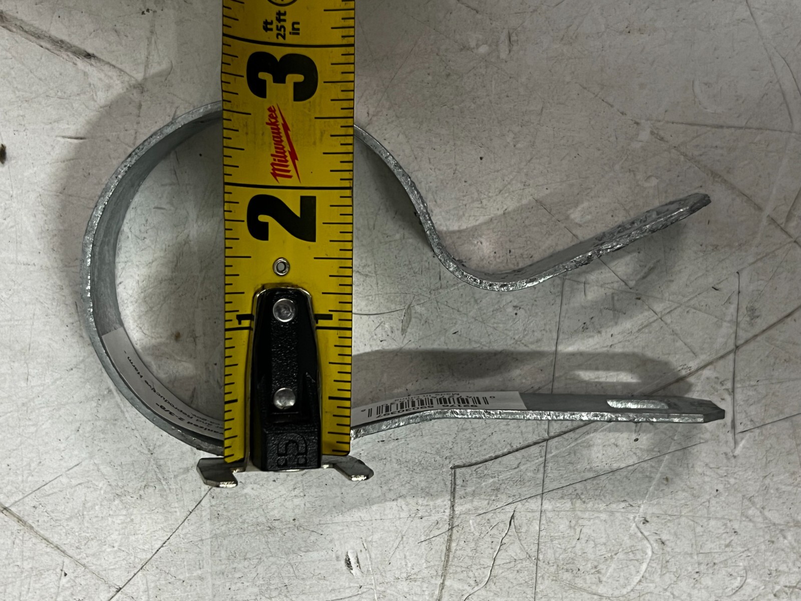 CASE OF 75 Merchant Metals 2-3/8" Galvanized Aluminum Tension Bands 92176