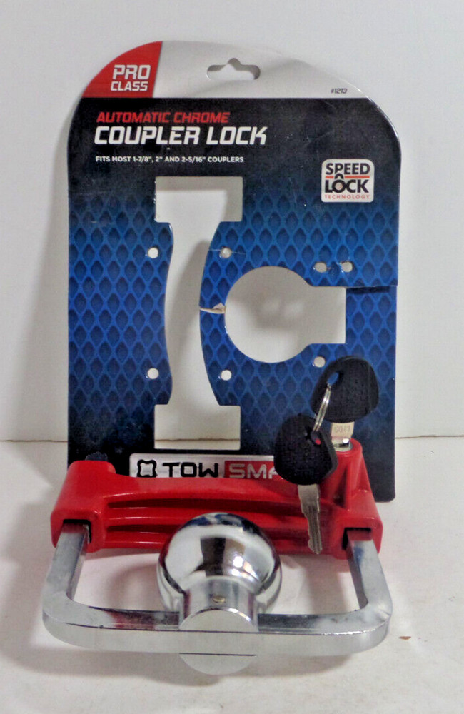 Trailer coupler lock new tow smart