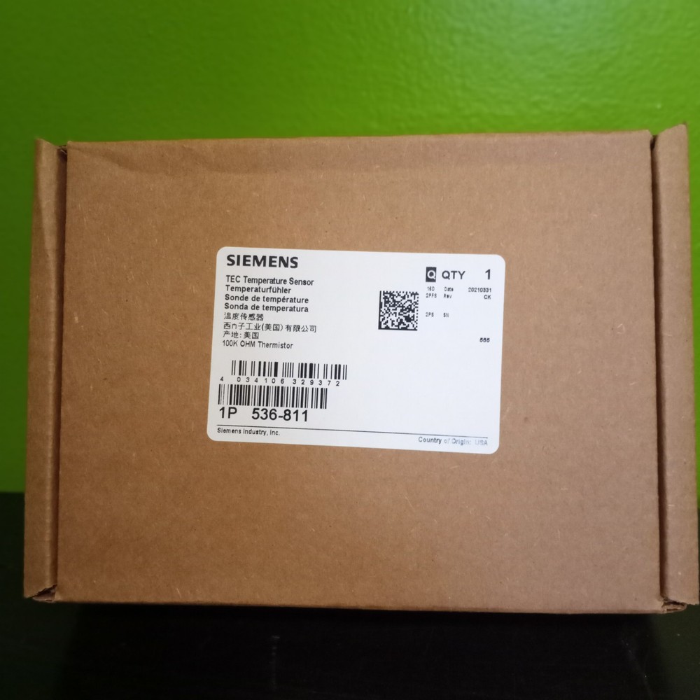 Siemens P/N 536-811 TEC Temperature Sensor