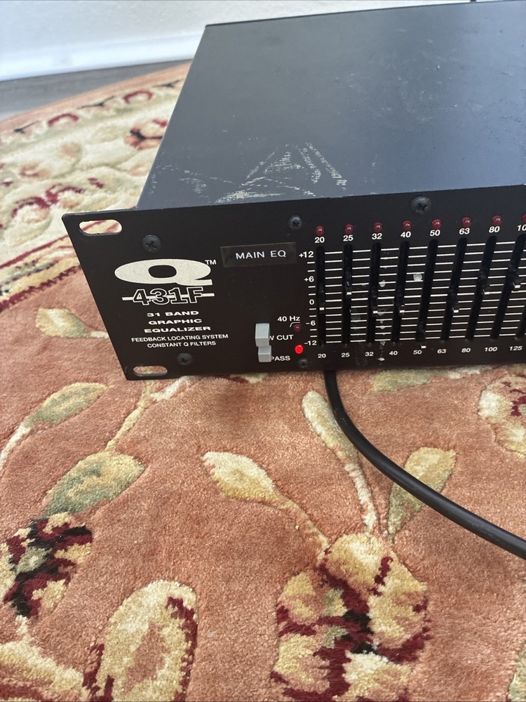 Peavey Q431F 31-Band Graphic Equalizer Feedback Locating System