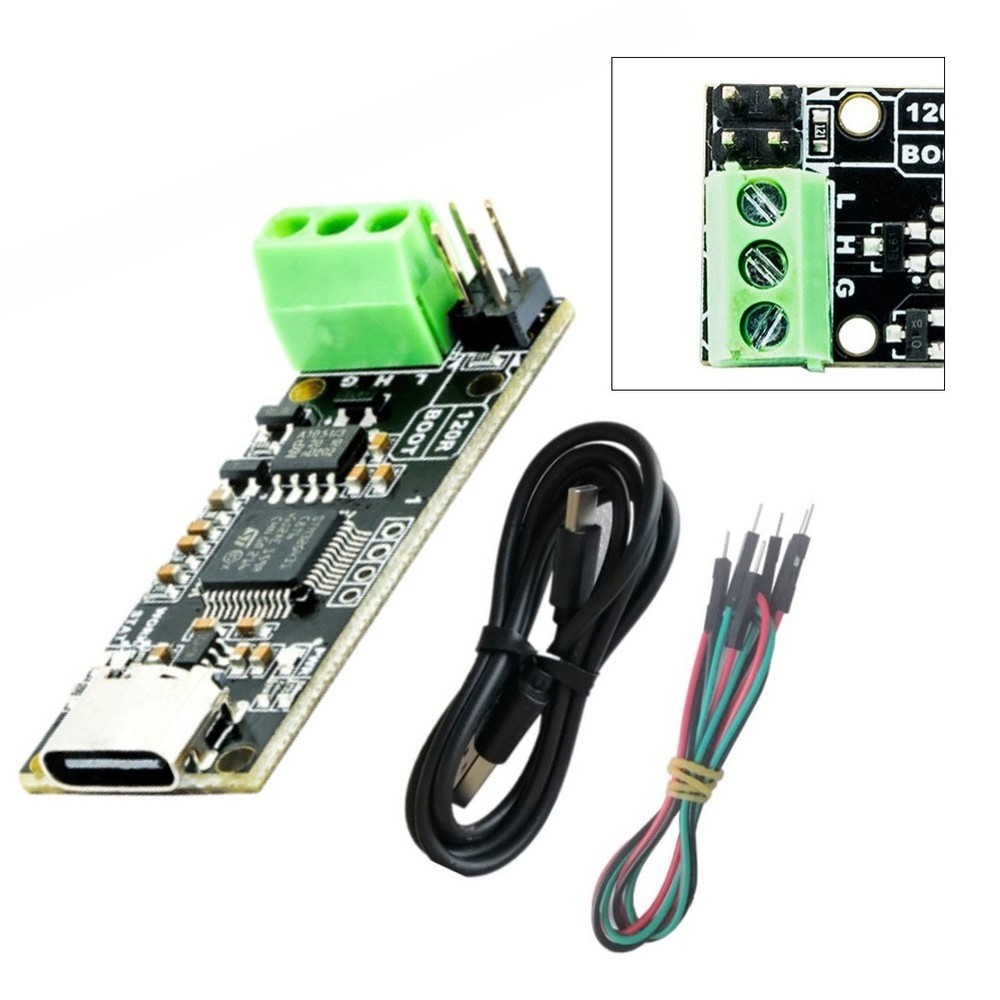 CAN Analyzer USB Adapter for MKS CANable Featuring STM32G431C8T6 Microprocessor