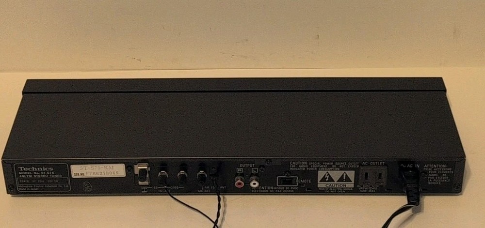 Technics Quartz Synthesizer AM/FM ST-S75-KM NICE