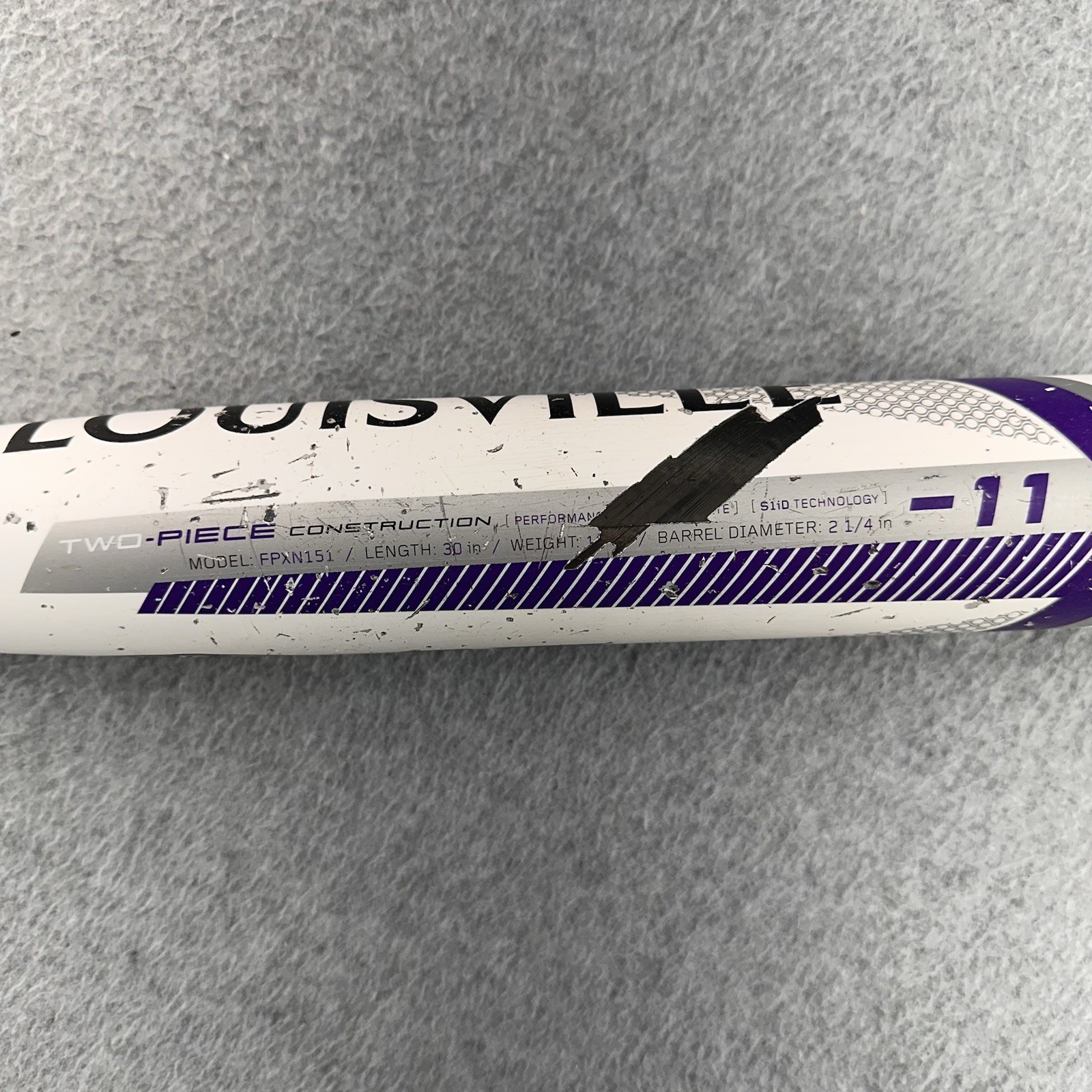 Louisville Slugger XENO FPXN151 30" 20oz (-11) Fastpitch Softball Bat Two Piece