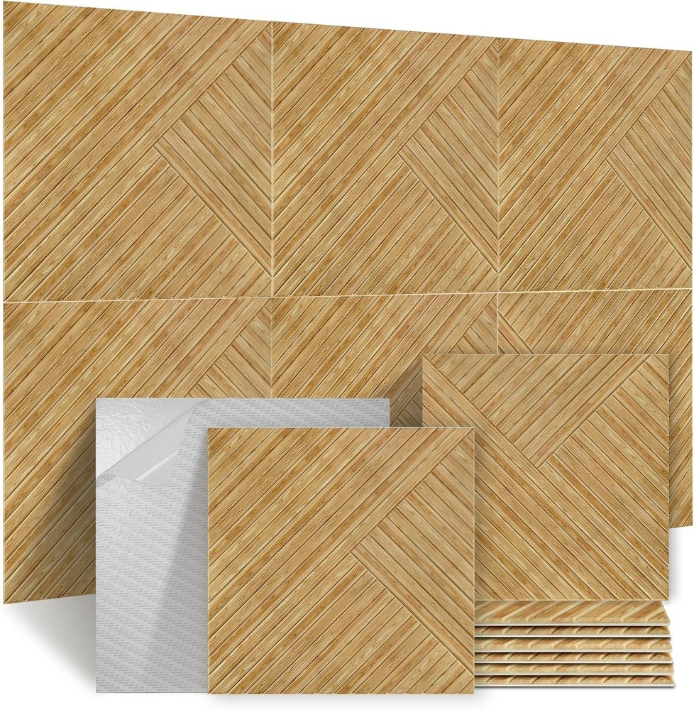 6 Pack Soundproof Wall Panels Self Adhesive