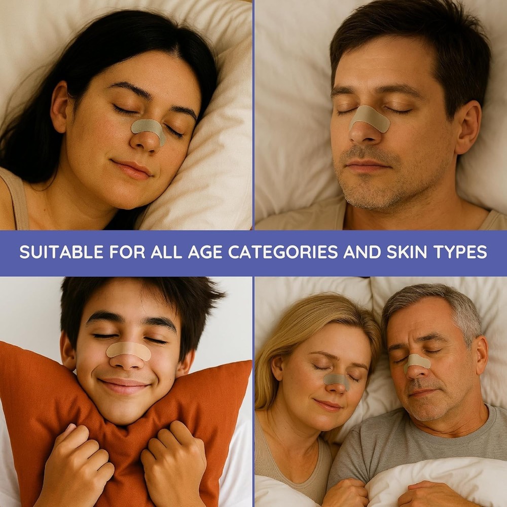 Ultimate Snoring Solution: 40 Nasal Strips with Aromatherapy Stickers for Sleep