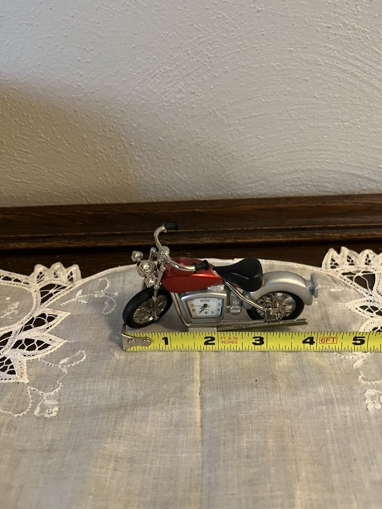 Miniature Motorcycle Clock