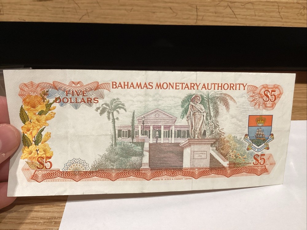 Bahamas 1968 $5 Pick 29A VF+