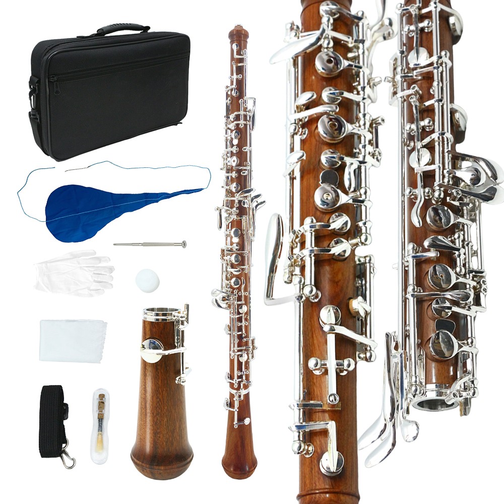 Oboe Nice Sound C key solid wood Body 3rd Octave left F Profession