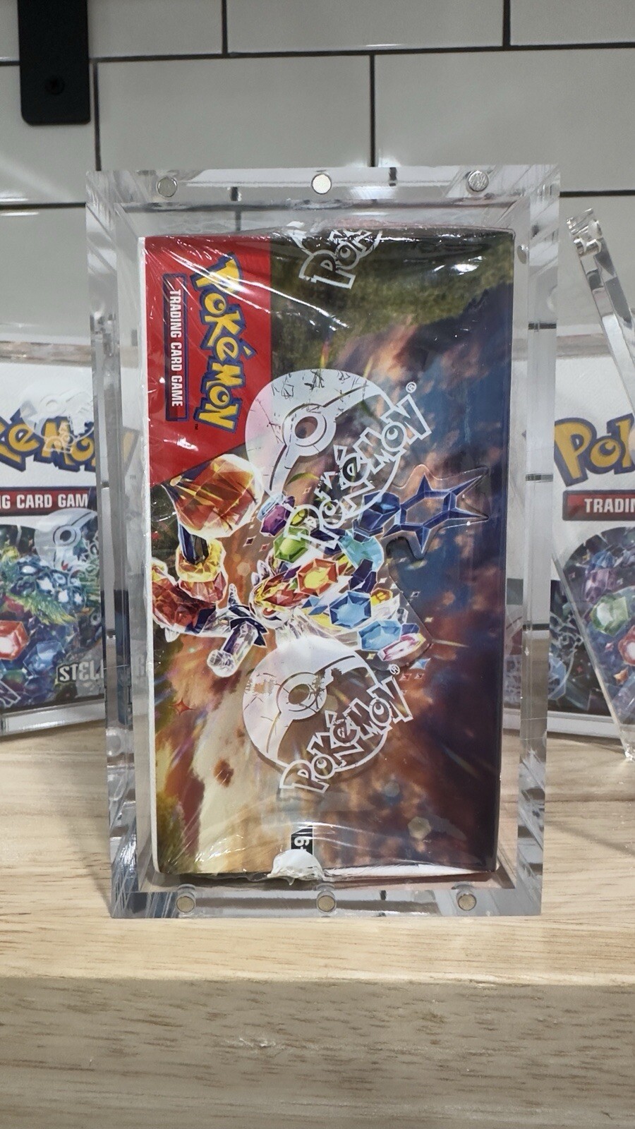 Pokemon Magnetic Booster Box Acrylic Case! Pokémon Card Protective Display!