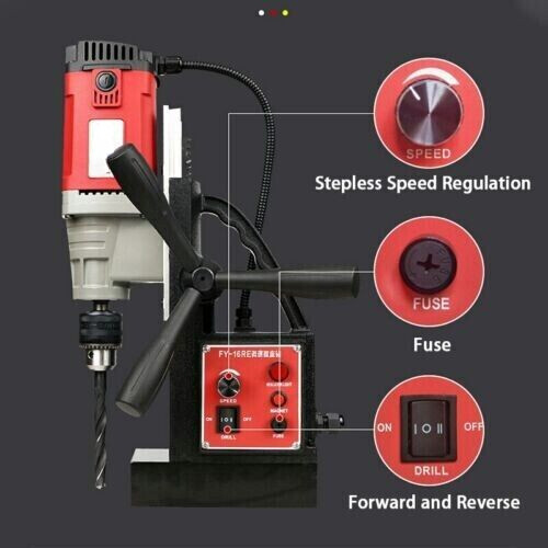 Magnetic Drill Suction Iron Drill Tapping Drill Attack Machine Electric Drill