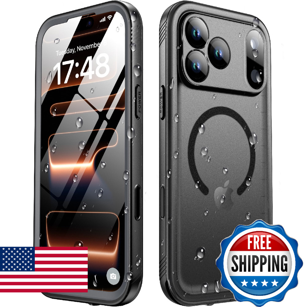SPORTLINK for iPhone 17 Pro Max Waterproof Case - Built in Screen Protector/Shoc
