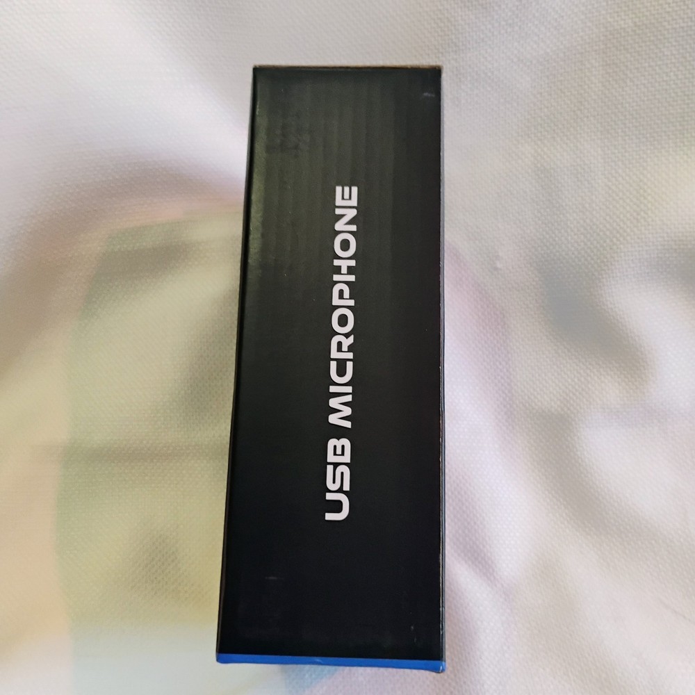 Portable USB Microphone with Pop Filter & Stand | Multi-System Compatible | NIB