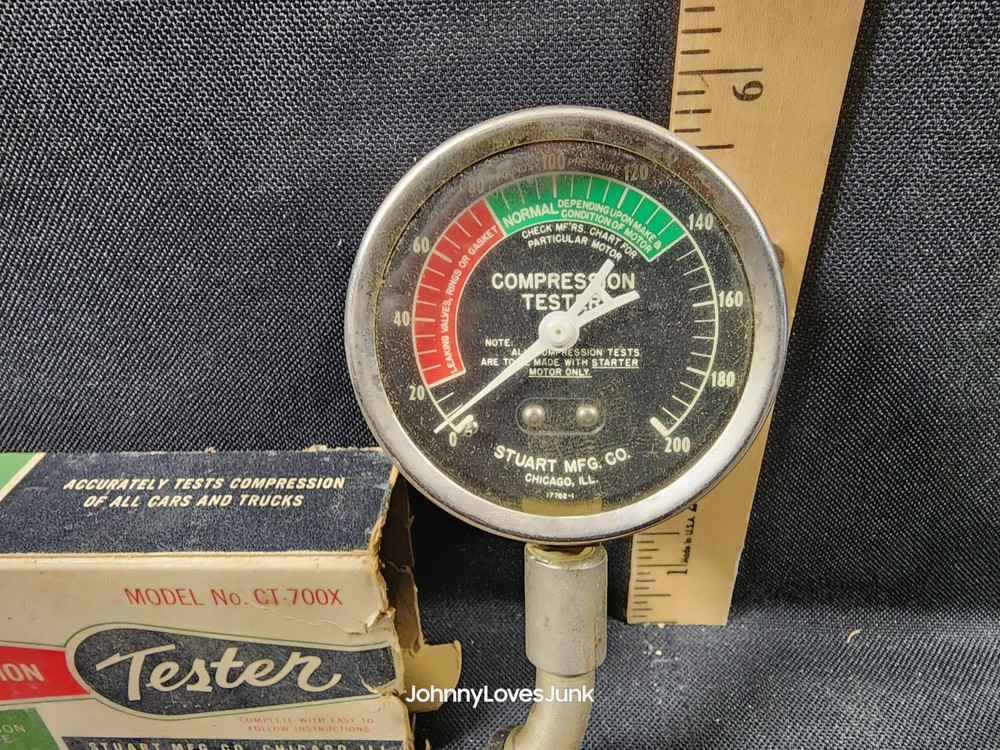 Vintage Testers Stuart Compression Tester Model # CT-700X OG Box