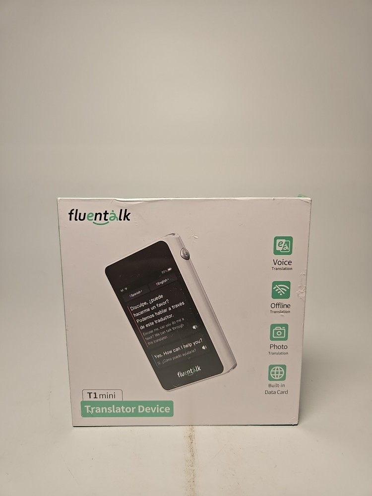 Fluentalk by Timekettle T1 Mini Translator Device No WiFi Needed