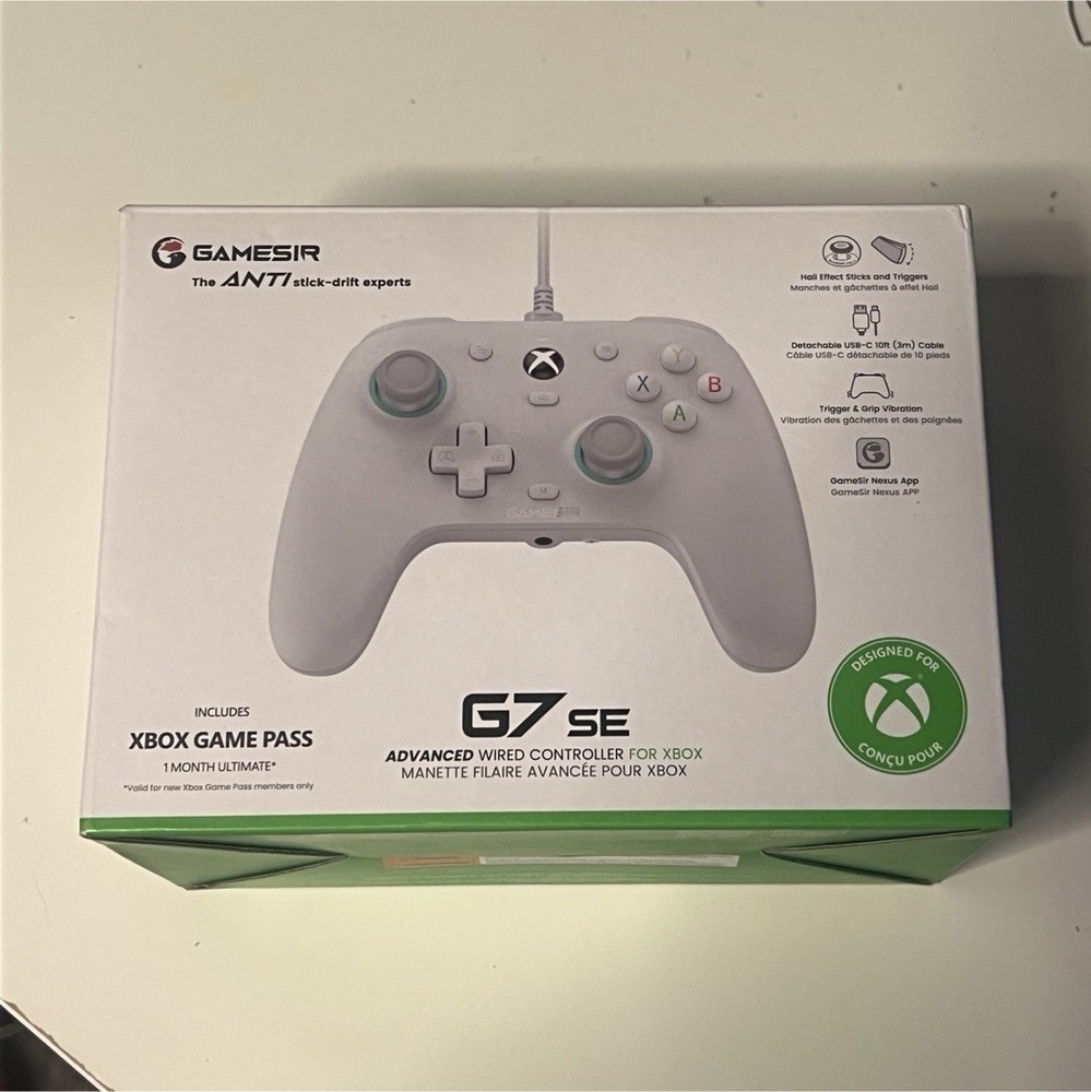 Xbox Series S Console & GameSir G7 SE Controller Bundle with Dock, Batteries