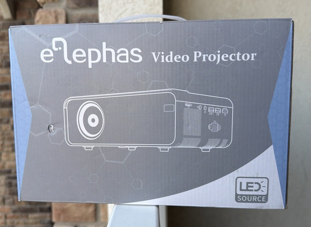 ELEPHAS Video Projector open Box In Original Box