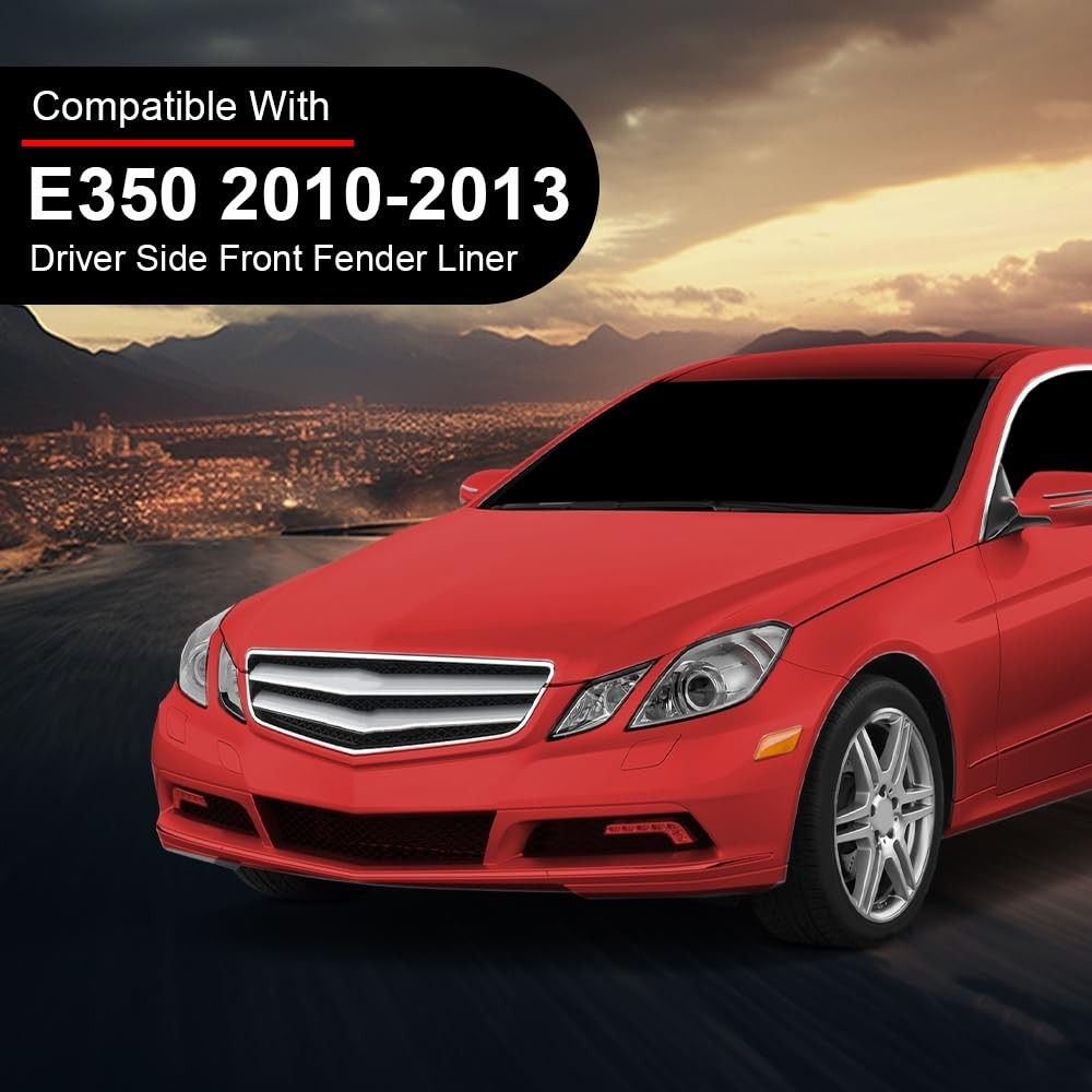 Left Fender Liner for E350 E550 2010-2013 Driver Side