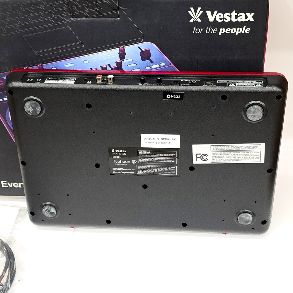 RARE! Vestax Typhoon DJ Interface MIDI Controller VirtualDJ