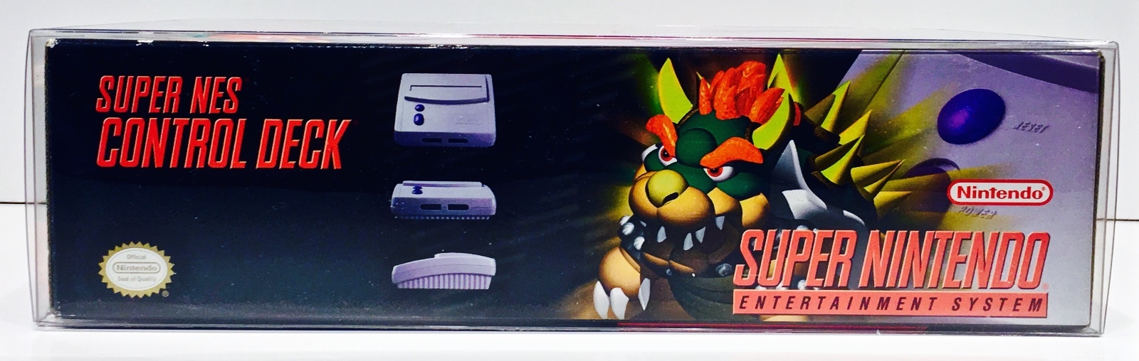 1 Console Box Protector For ORIGINAL SNES JR NOT CLASSIC! Super Nintendo