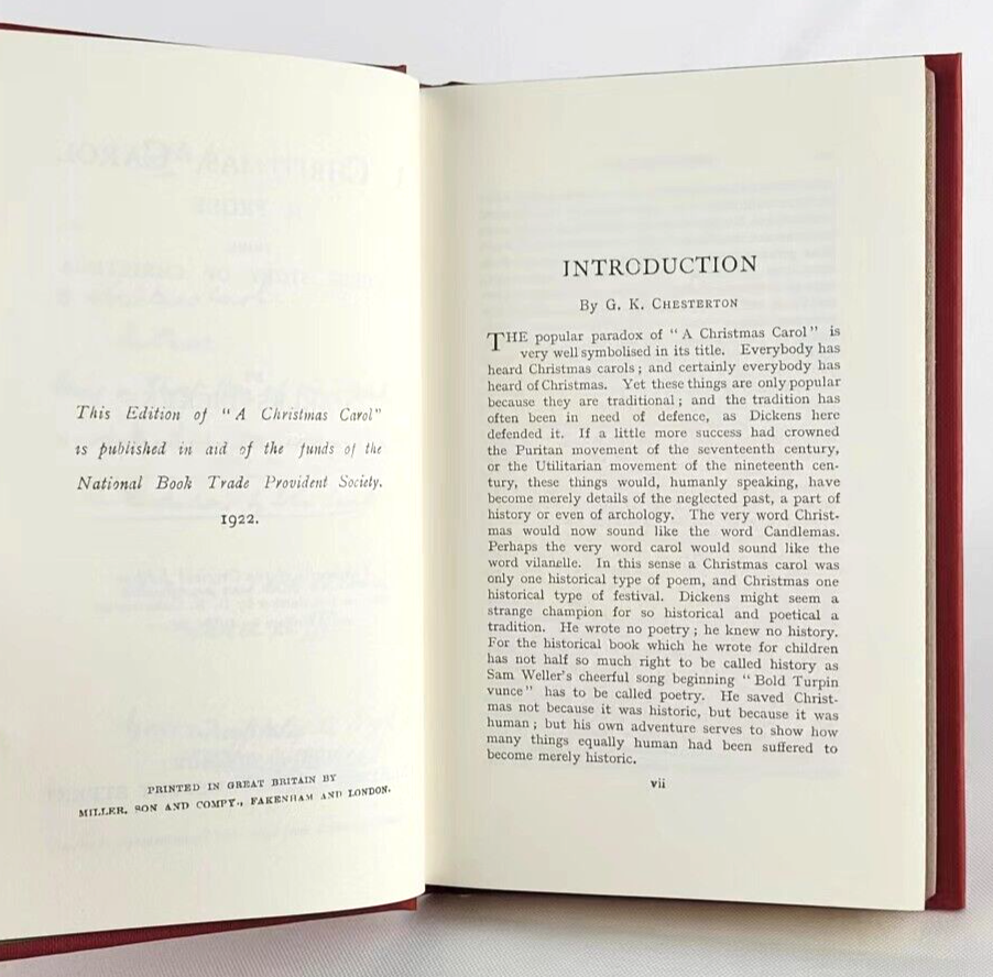A CHRISTMAS CAROL Deluxe 1843 Original 1st edition Facsimile Charles Dickens NEW