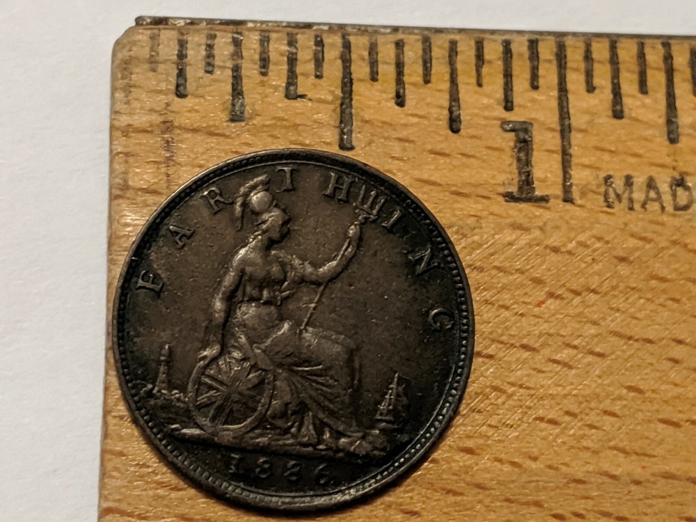 1886 GREAT BRITAIN FARTHING