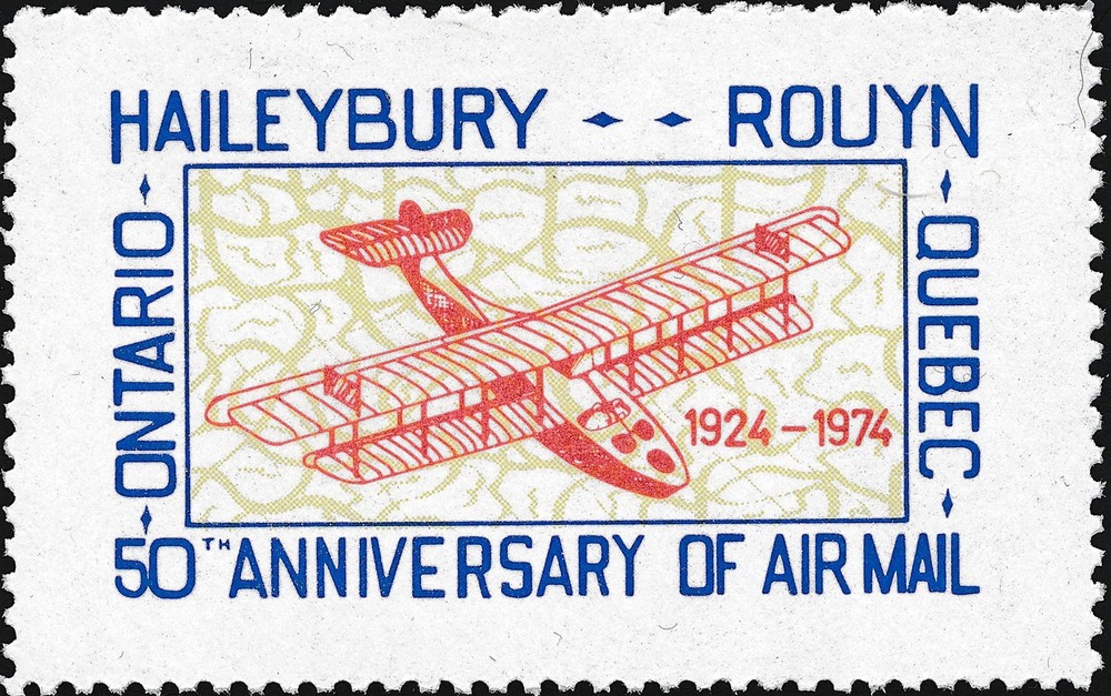 Stamp Canada 1974 Airmail Private Issue Semi Postal Ontario Quebec Rouyn MNG
