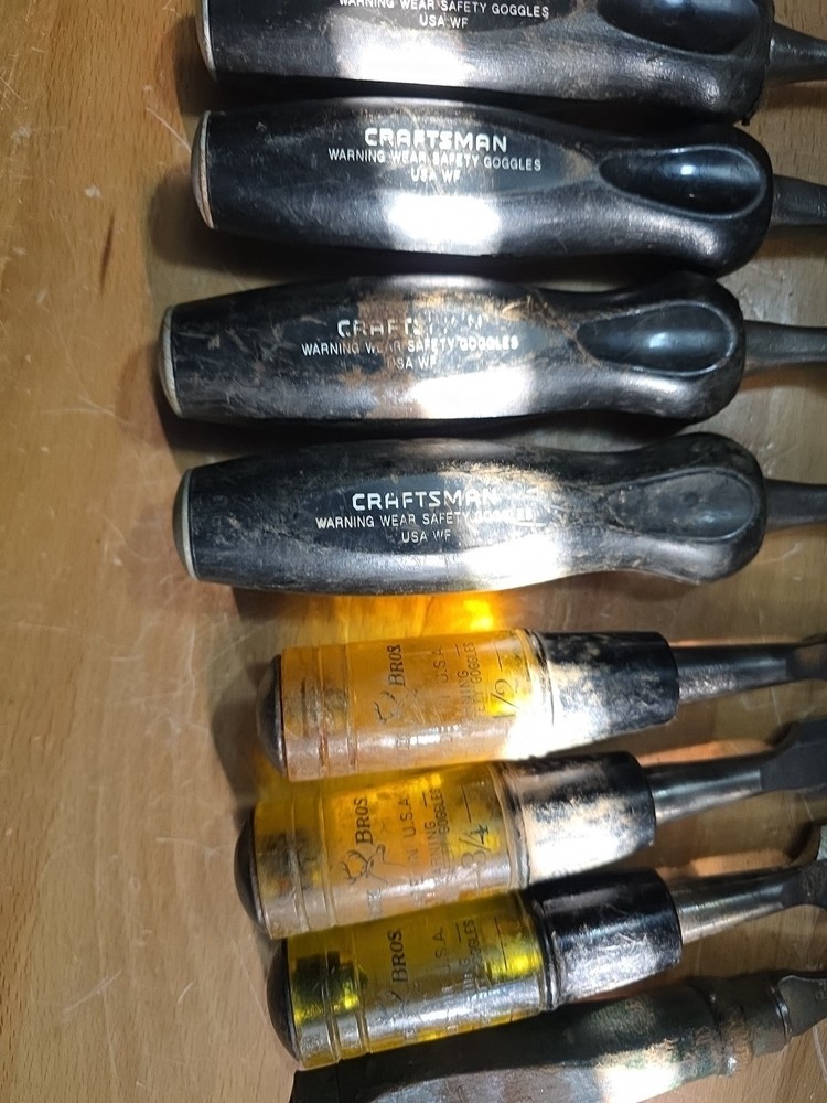 Craftsman Wood Chisel Lot And Others