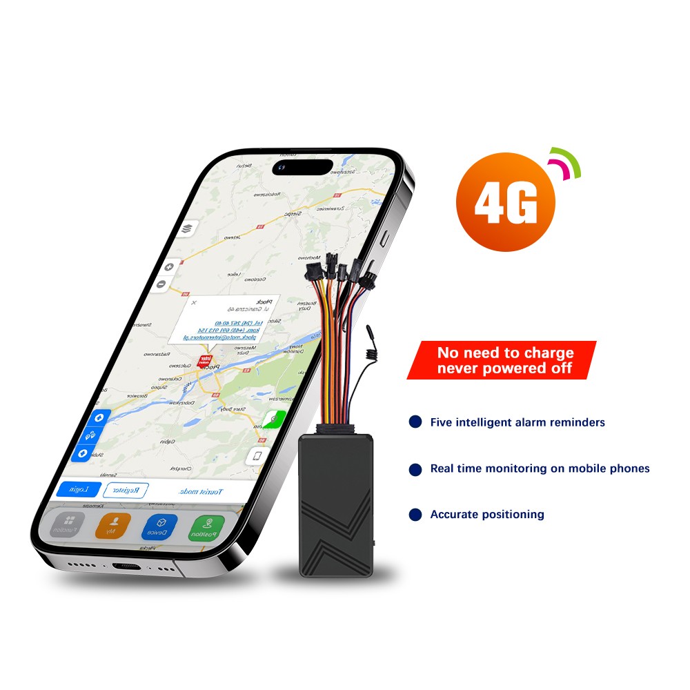 Track Car GPS Tracker 4G GPS Tracker Locator Real-Time Location Tracking Device