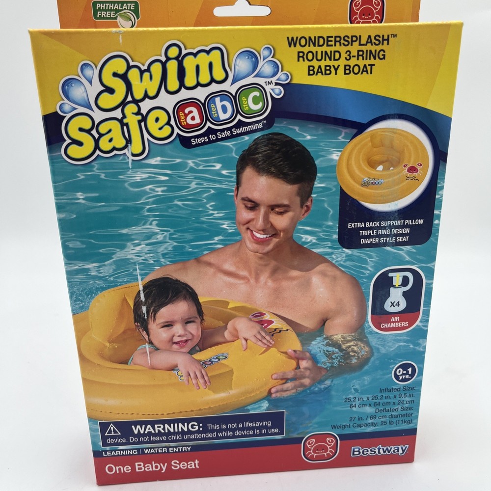 Safe Swimming 3 Ring Baby Float