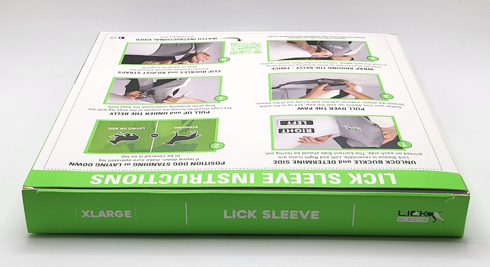 Lick Sleeve X-LARGE Dog Anti-Licking Leg Protection Sleeve Hind/Back Legs L/R