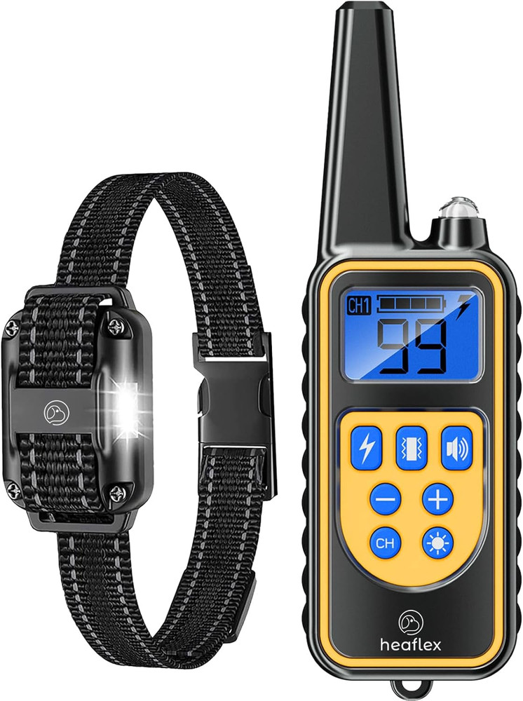 Electric Dog Training Collar with Remote 1640FT, E-Shock, Safe Training Modes