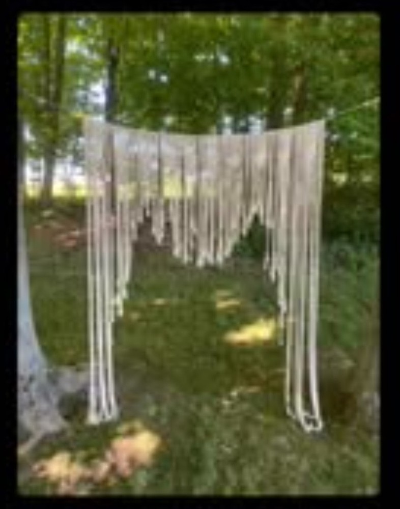 Beautiful LARGE handmade macrame piece