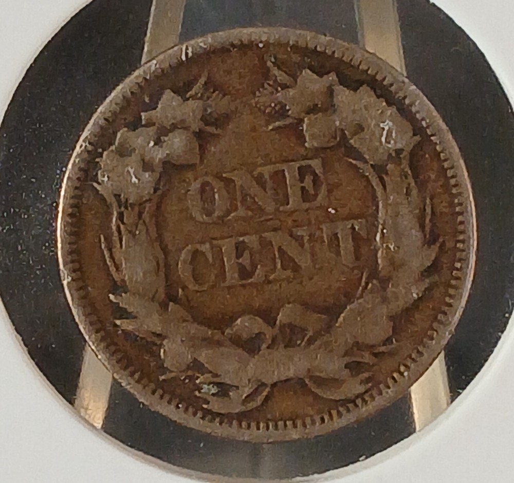 1857 Flying Eagle Cent 1c F-VF