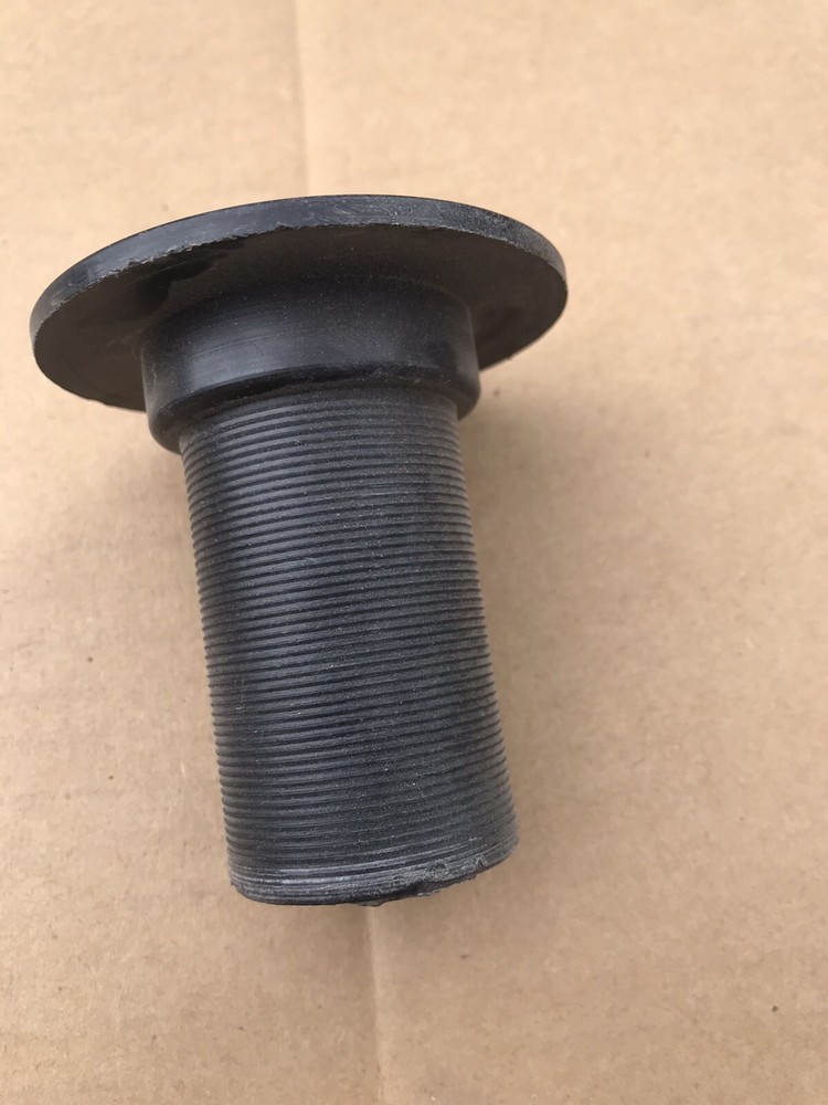 Black Recessed Flapper Push-together Scupper