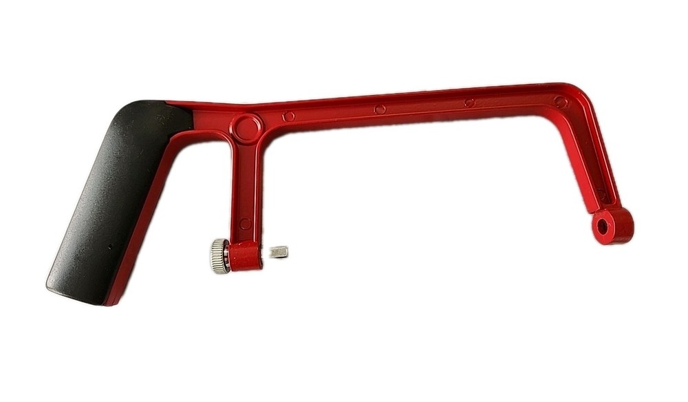 Mini 7" Red Hacksaw Buck Bros. Saws Junior Frame Missing Front Screw NO BLADE