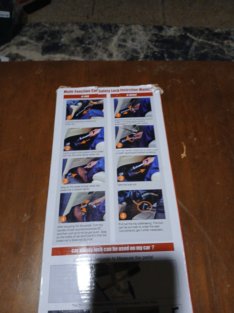 Multi Function Car Saftey Lock