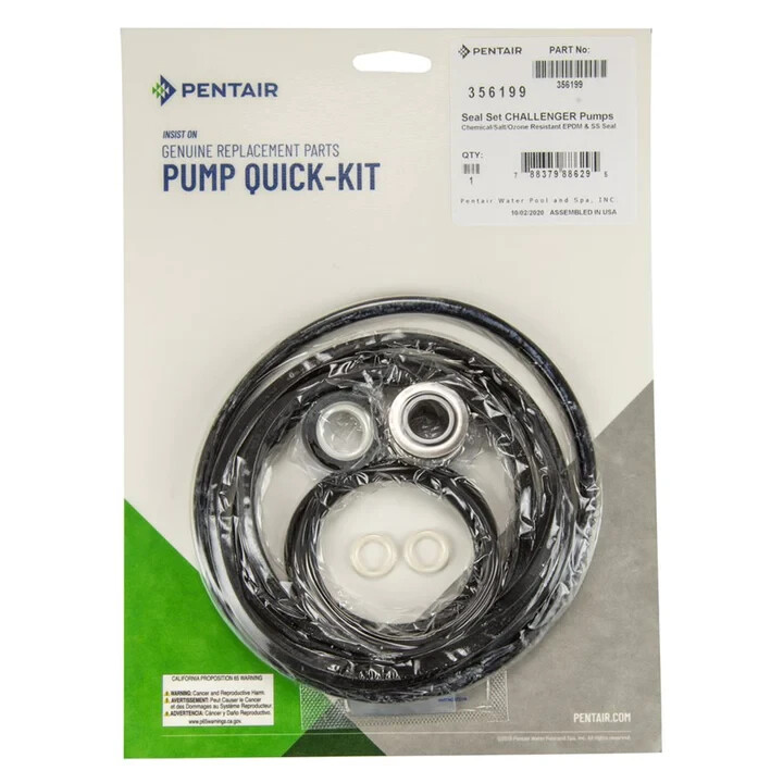 Pentair Pump Replacement Seal Kit for Challenger Pump - 356199