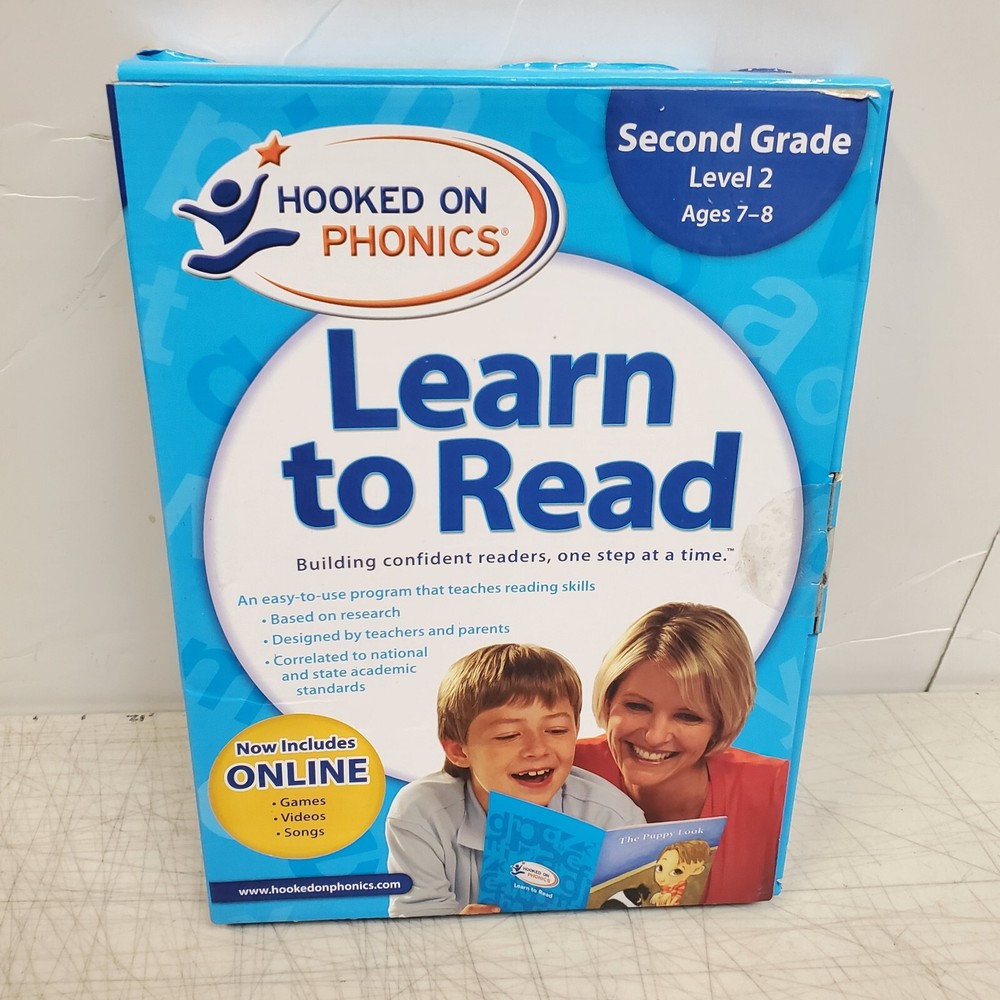 Hooked On Phonics - Learn To Read - 2nd Grade - Level 2 - Ages 7 - 8
