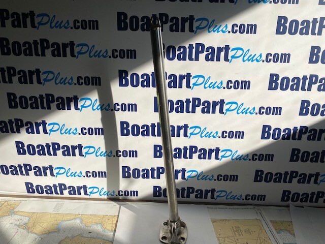 Stainless Steel Fixed Base Stanchion 22"