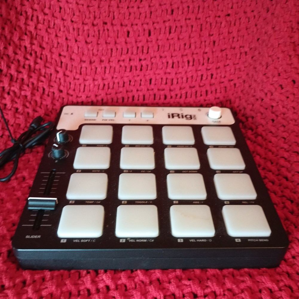 IK Multimedia iRig Pads MIDI groove controller for iPhone, iPad Mac Untested