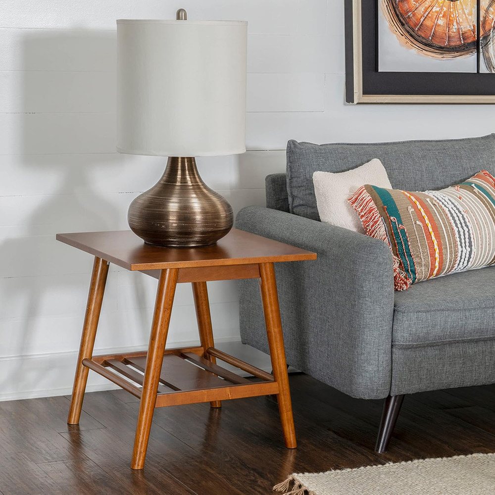 Melissa Mid-Century Walnut End Table