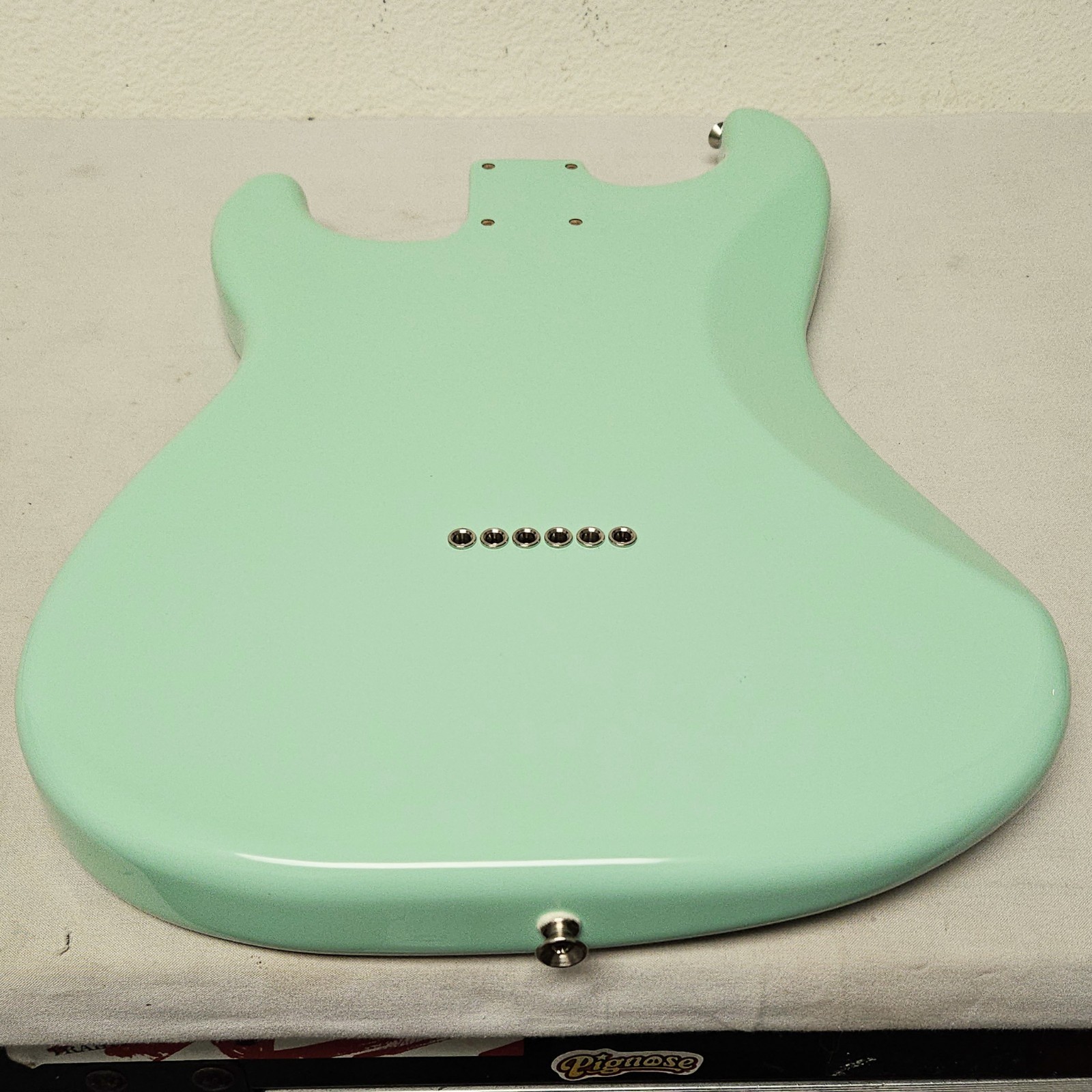 Fender Tom Delonge Stratocaster Alder Hardtail Body - Surf Green Strat Guitar