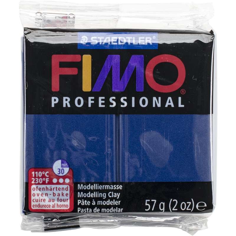 Fimo Professional Soft Polymer Clay 2oz Navy Blue