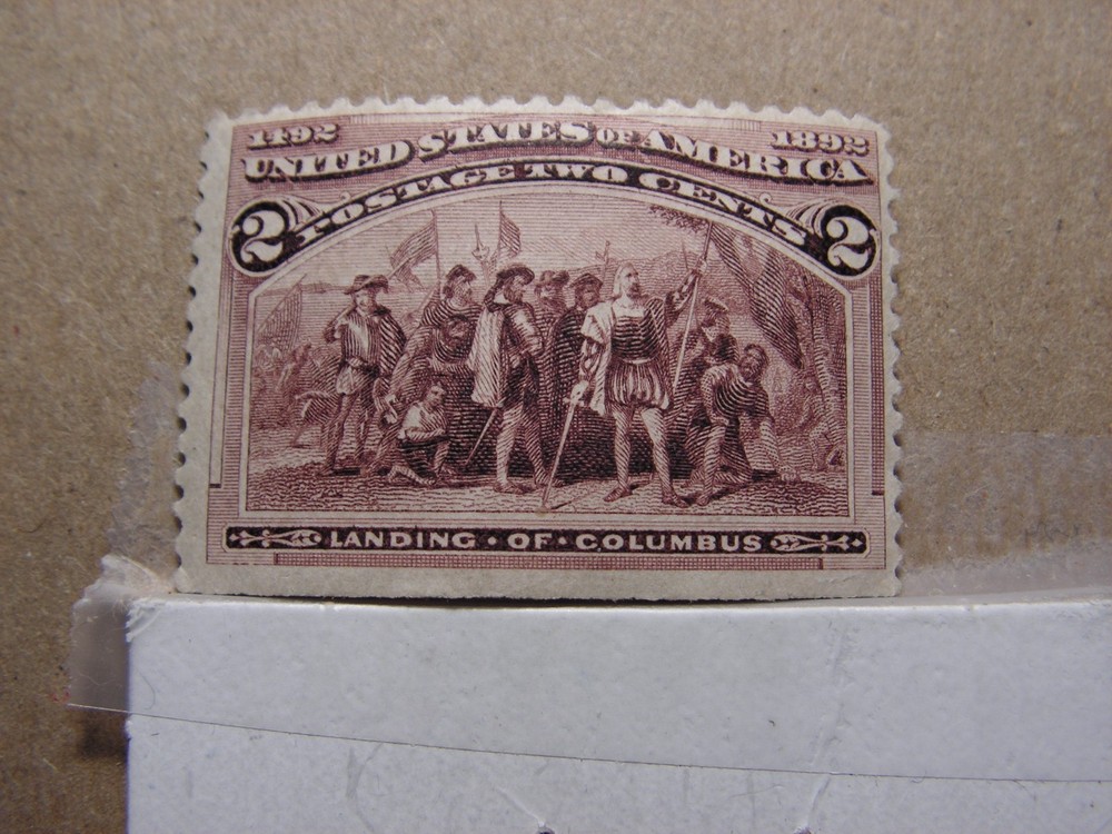 US Postage Stamps Scott # 231, Mint, With Glue, Hinged.