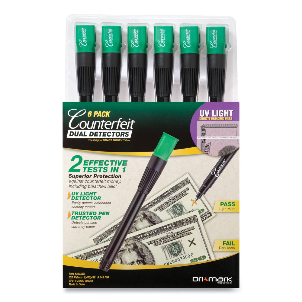 Dri-Mark� Counterfeit Money Detection System, US dollar
