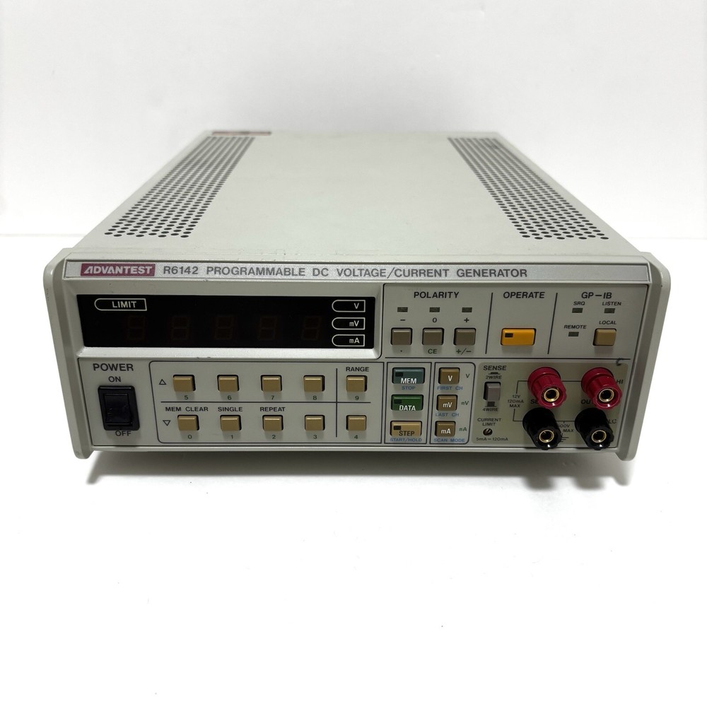 ADVANTEST R6142 Programmable DC Voltage Current Generator USED