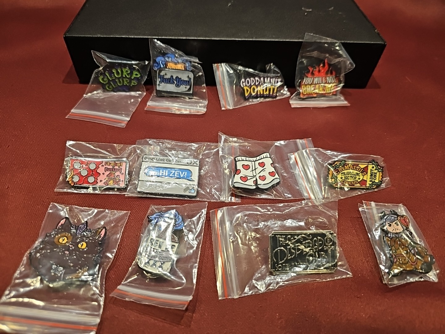 Dungeon Crawler Carl Enamel Pin Complete Set of Common 12 – Foam Brain Games