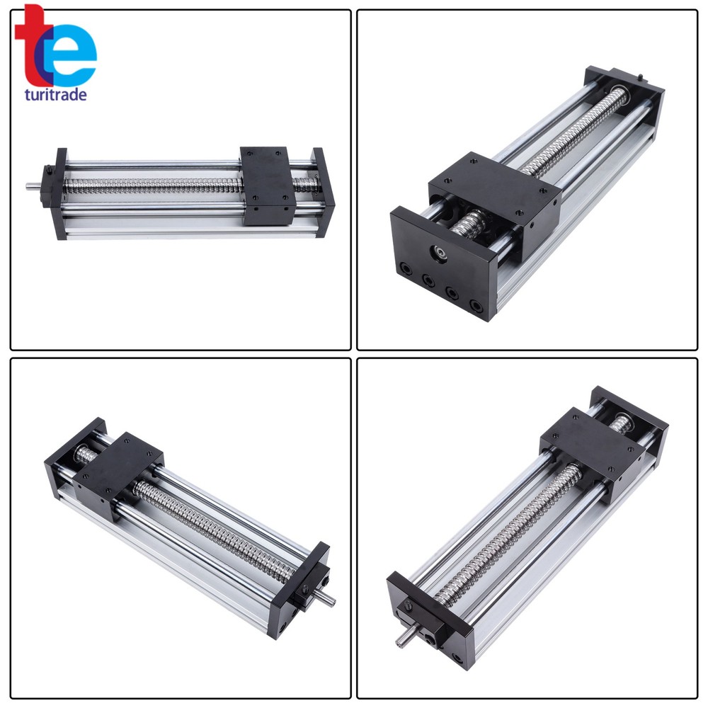200mm Slide Table Linear double-track Ballscrew SFU1605 Motion Stage