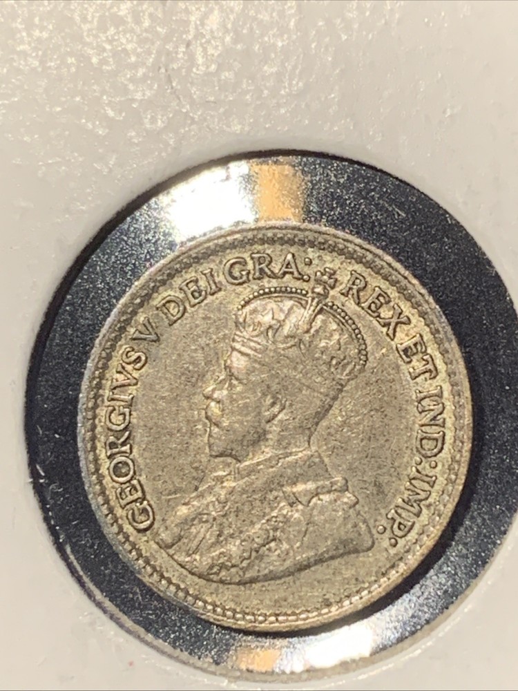 1914 Canada 5 Cent Silver ~ .925 Silver ~ BETTER GRADE